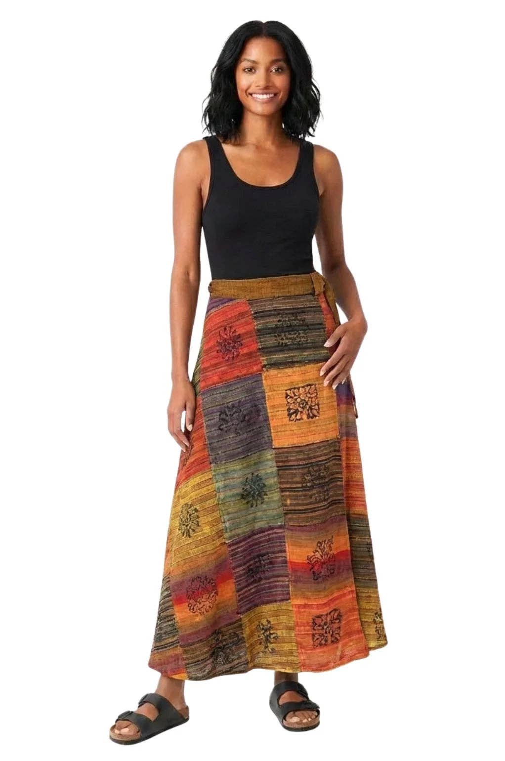 Ark Imports - Wholesale Skirt - Women's - Patchouli Wrap Skirt2