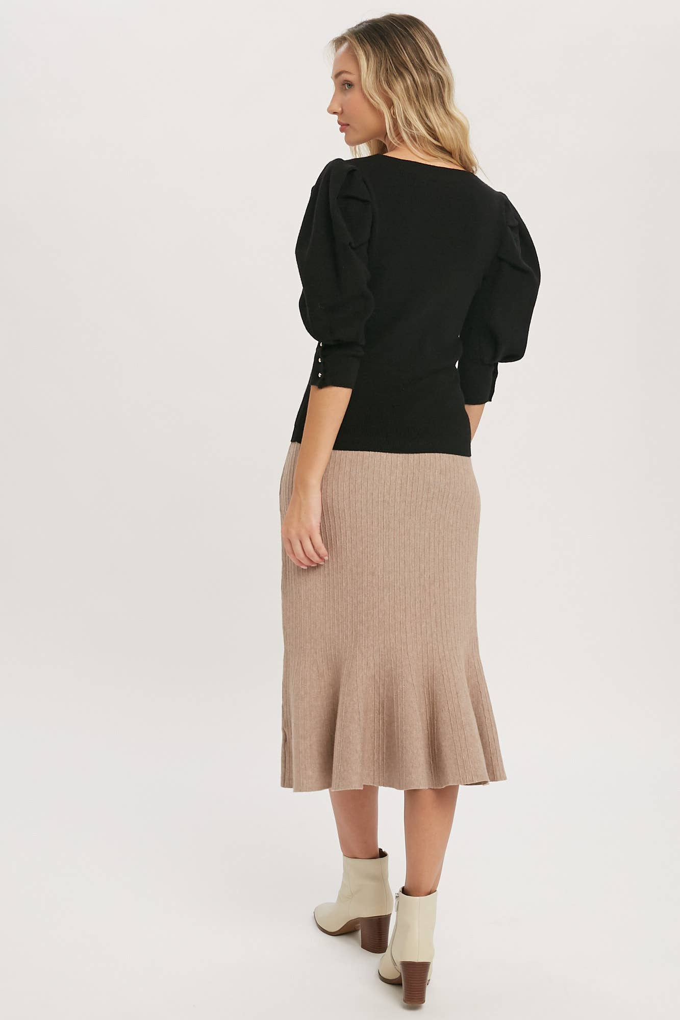 Bluivy - Wholesale Skirt - Women's - MERMAID SWEATER MIDI SKIRT20