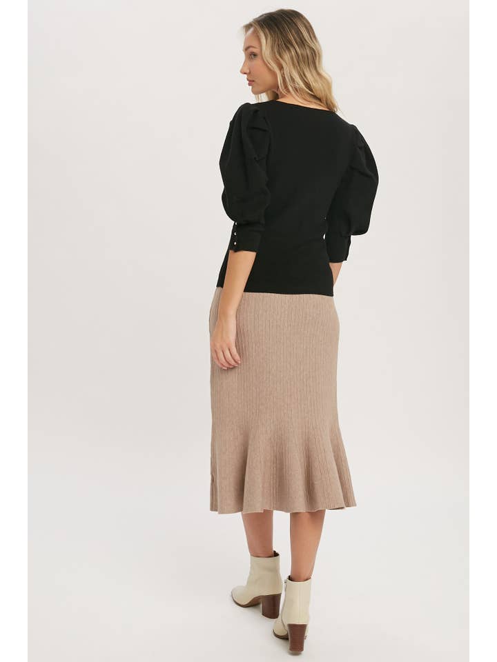 Bluivy - Wholesale Skirt - Women's - MERMAID SWEATER MIDI SKIRT20