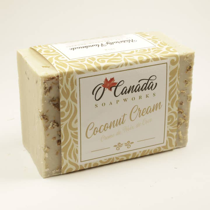 O'Canada Seifenriegel mit Kokosnusscreme für den Großhandel von O'Canada Soapworks Inc