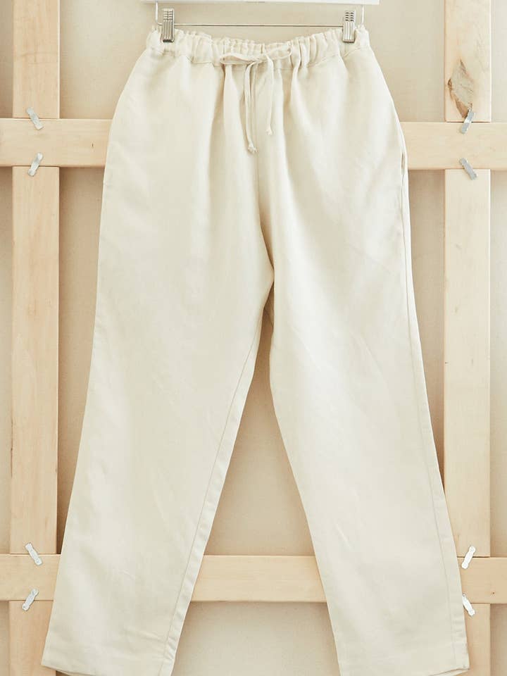 PARKER PANT | BONE for wholesale by ONAM