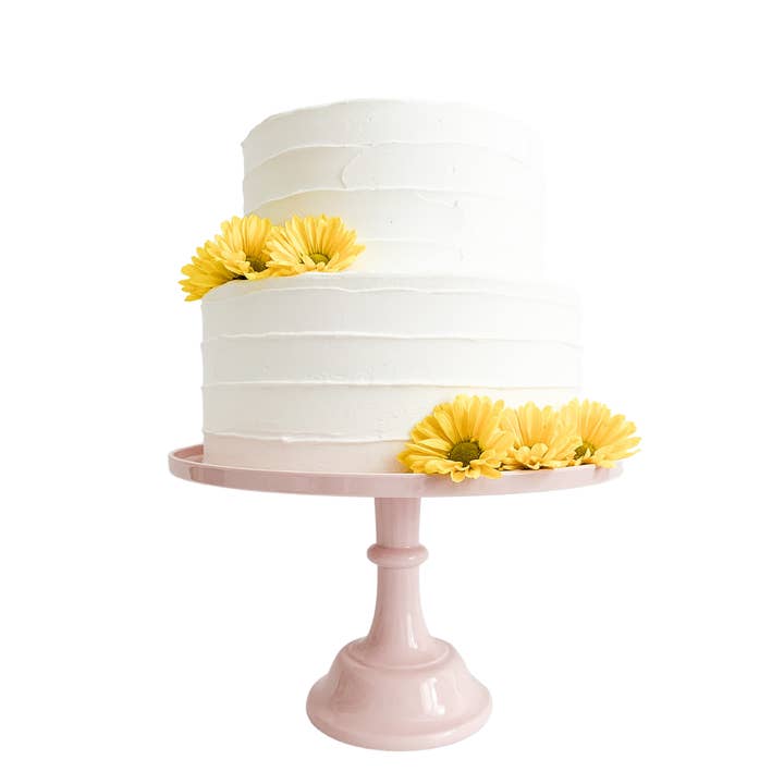 Sprinkles & Confetti Party Supplies - Wholesale Cake Stand - Light Pink Melamine Cake Stand | Cupcake Stand