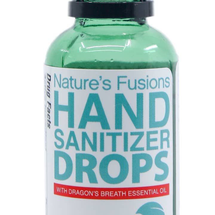 Nature's Fusions - Wholesale Hand Sanitizer - Hand Sanitizer Drops with Dragon's Breath Essential Oil