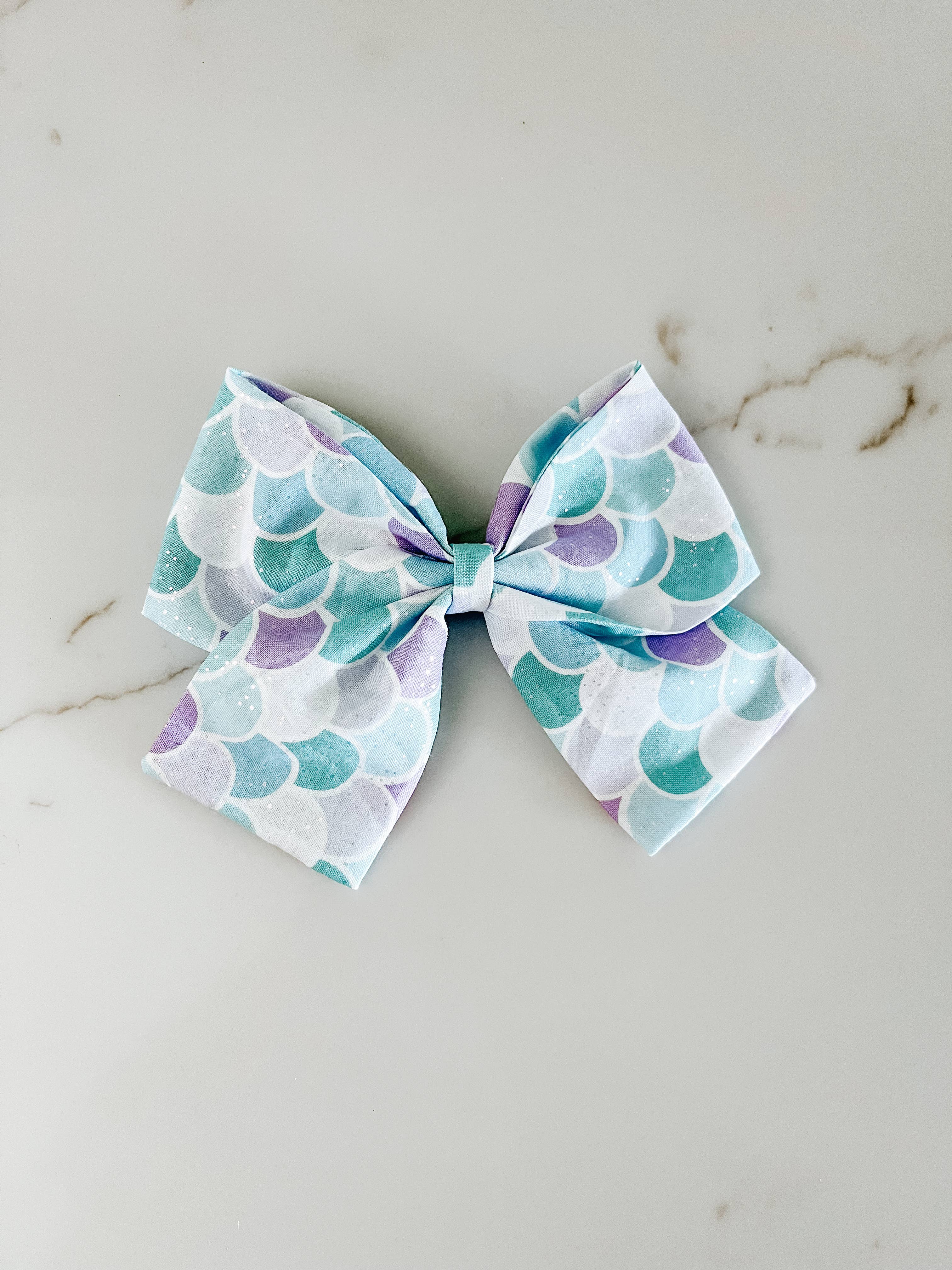 Lazo grande con forma de sirena, accesorios para el cabello para