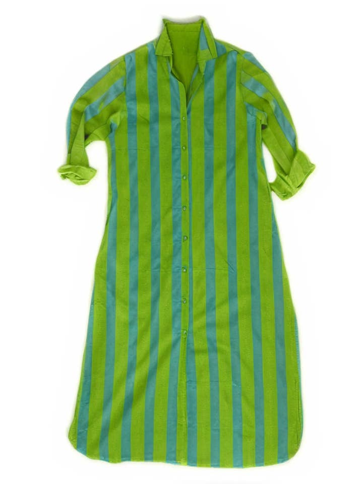 Cabana Club California - Wholesale Dress - Women's - Surf Stripe Shirt Dress7
