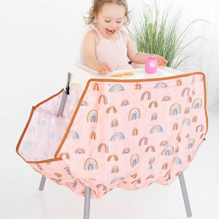 Mumma's Little Helpers - Wholesale Highchair –Baby - High Chair Food Catcher - Rainbows