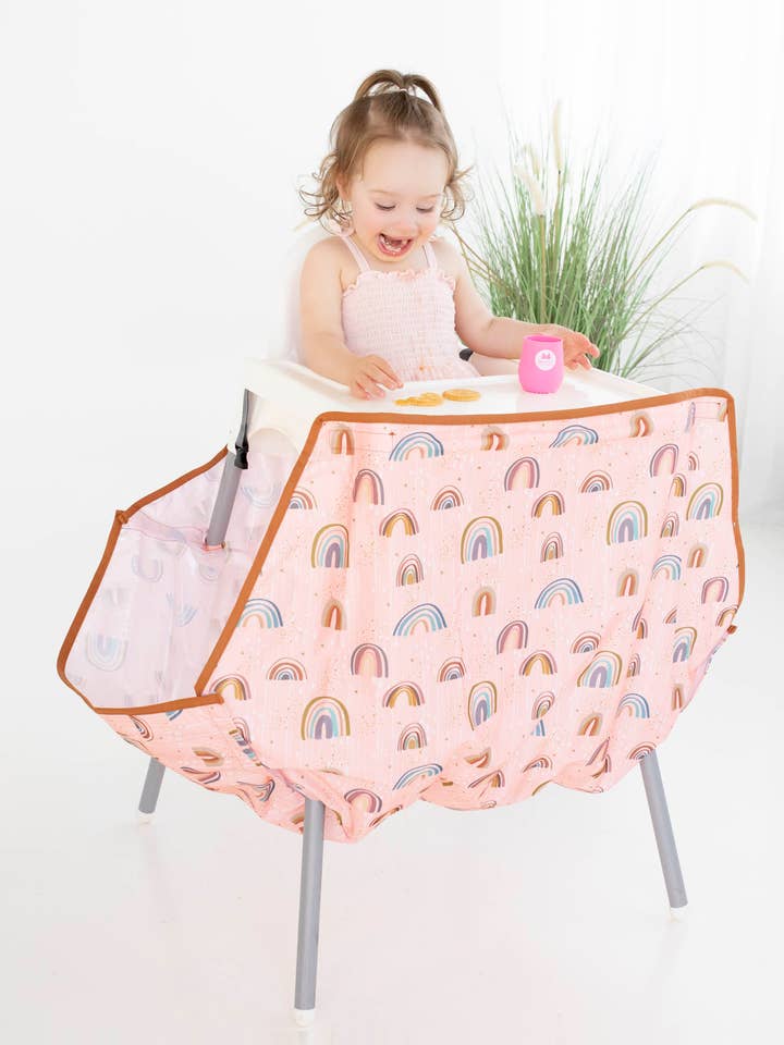 Barnstol Food Catcher - Regnbågar för wholesale av Mumma's Little Helpers