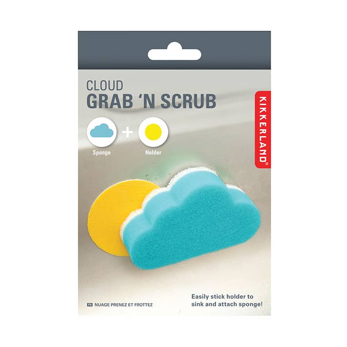 Cloud Grab 'N Scrub for wholesale by Kikkerland Design Inc