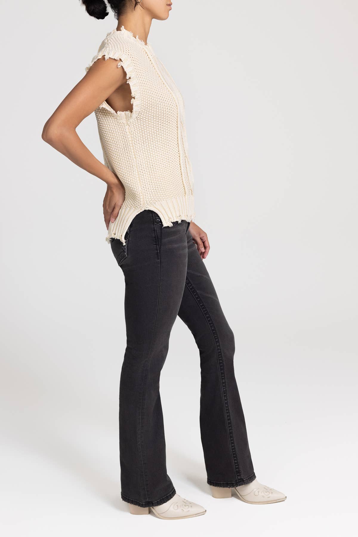 Miss Me - Wholesale Sweater Vest - Women's - MSW0504T- SWEATER VEST2