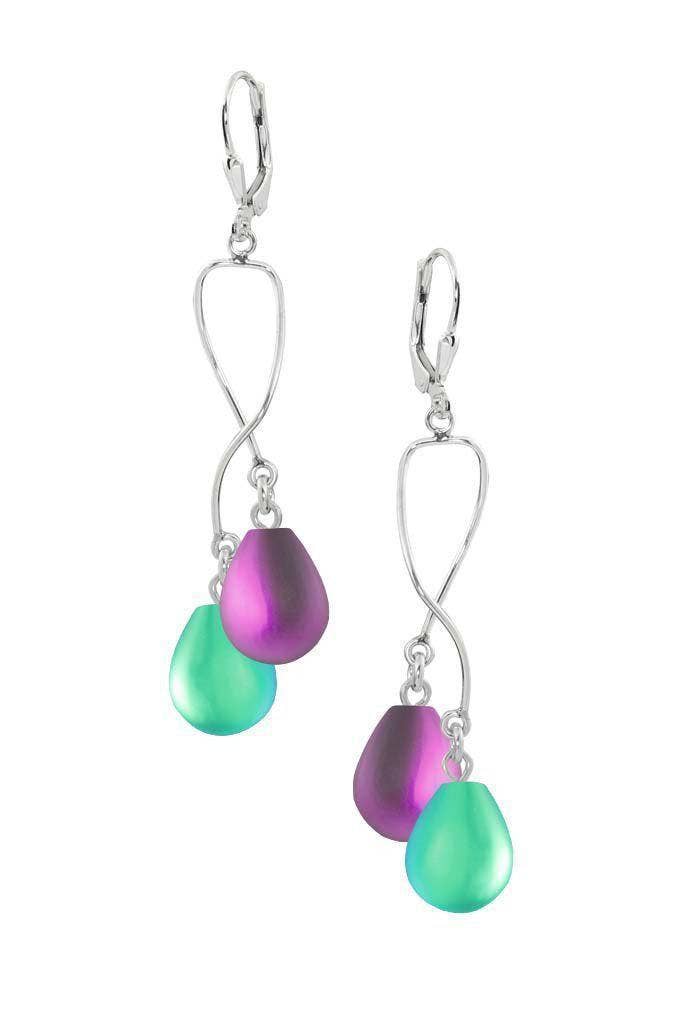 LeightWorks - Aurora Crystal Jewelry - Wholesale Dangle Earrings - Spiral Earrings7