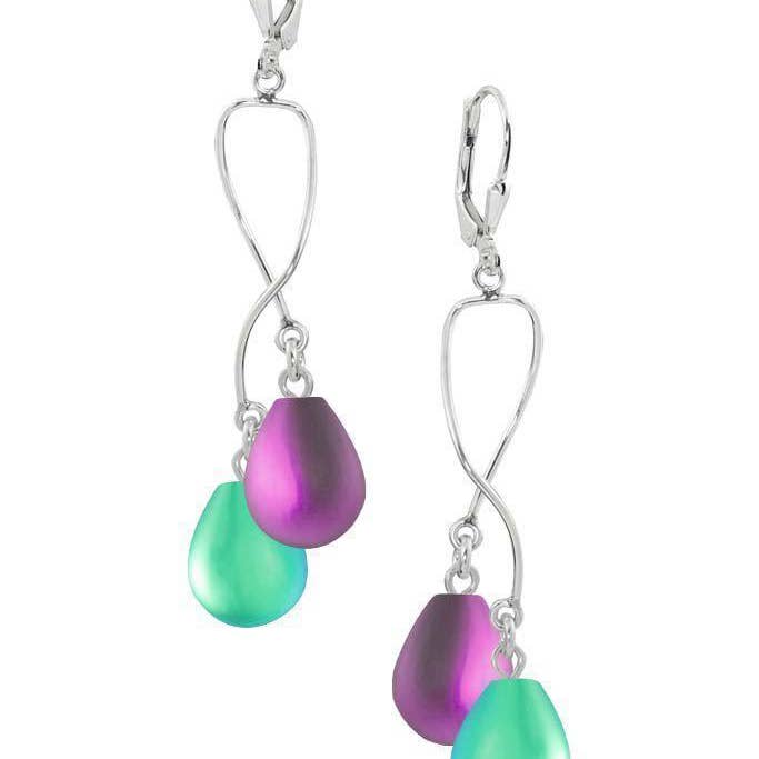 LeightWorks - Aurora Crystal Jewelry - Wholesale Dangle Earrings - Spiral Earrings7
