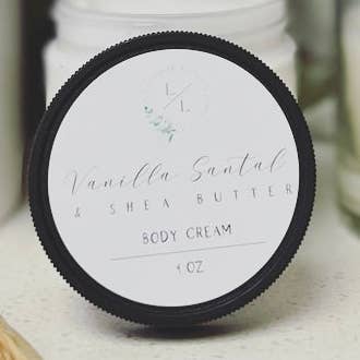 Vanilla Santal & Shea Butter Body Cream for wholesale by Lavender & Lace Candle Co
