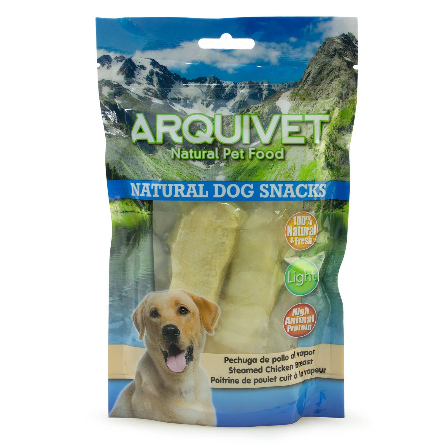 ARQUIVET, S.L.U. - Wholesale Hondenkoekjes - Hond - Pak van 12 stuks gestoomde kipfilet 100 g2