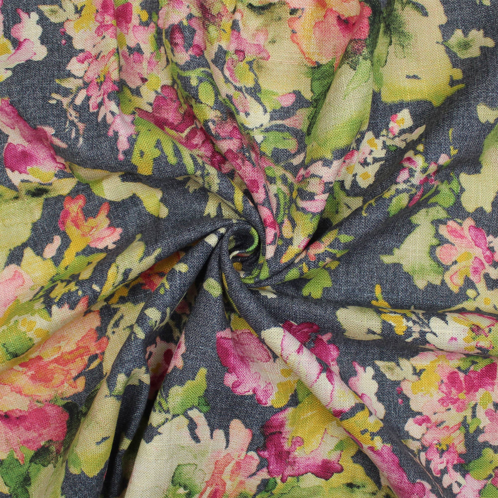 6ix Tailors Fine Linens - Wholesale Curtain - Athena Linen Charcoal Pole Top Drapery Panels4