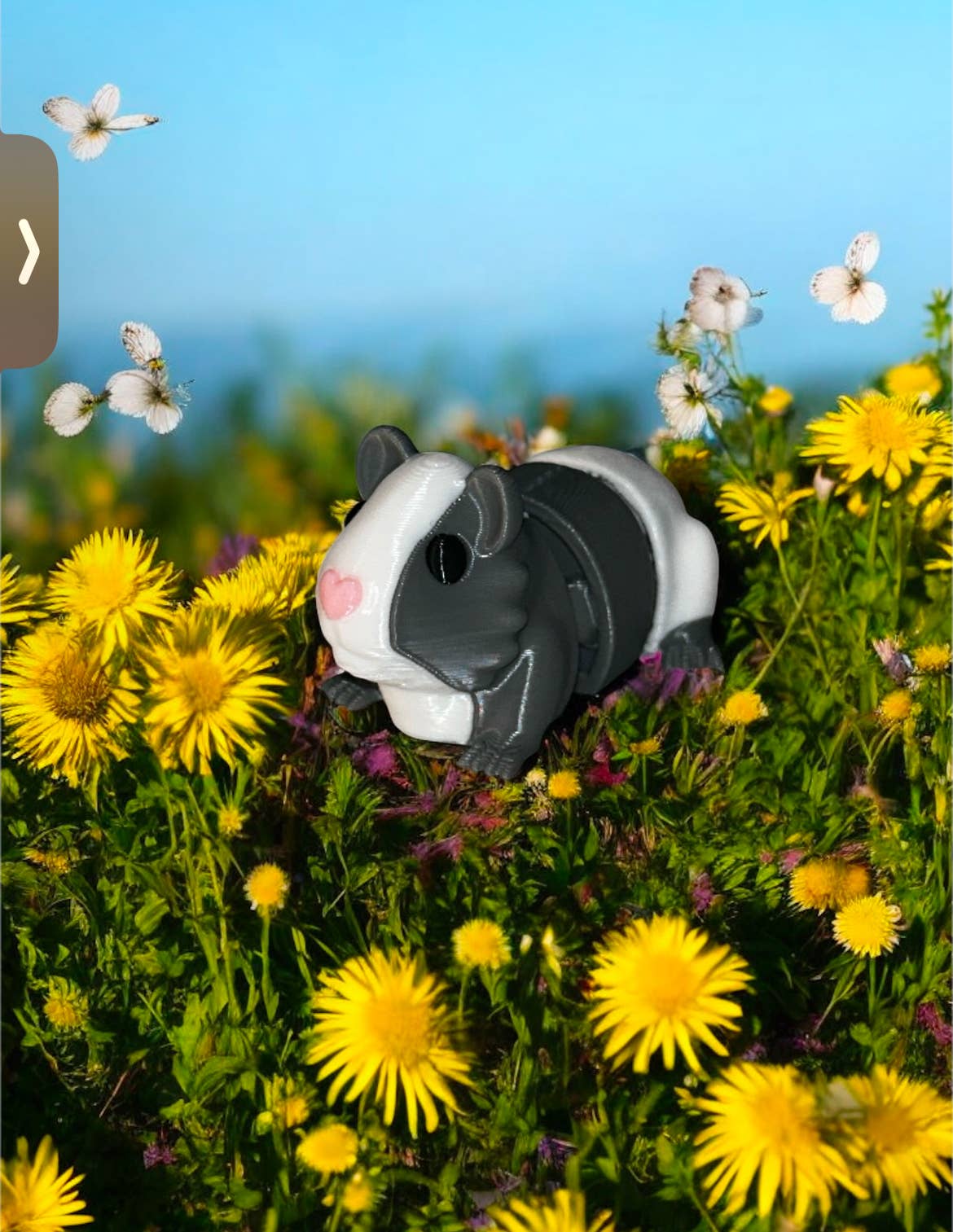 3D in Paradise - Vente Figurine décorative - Figurines de cochon d'Inde miniatures imprimées en 3D1