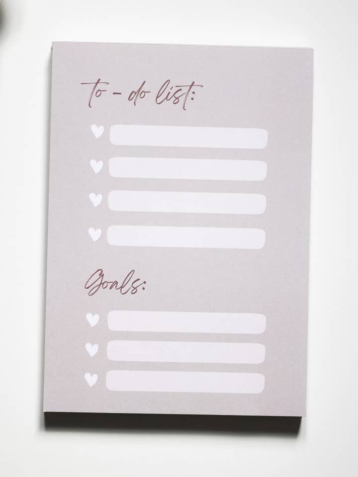 A6 Planner Notepad | Impressão do coração diariamente para fazer lista organizador por atacado de SamMade.