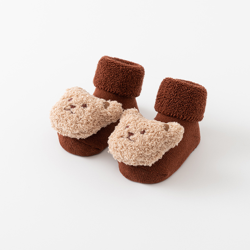 Annie & Charles – wholesale Socks – baby – Annie & Charles® socks with non-slip sole BEAR5