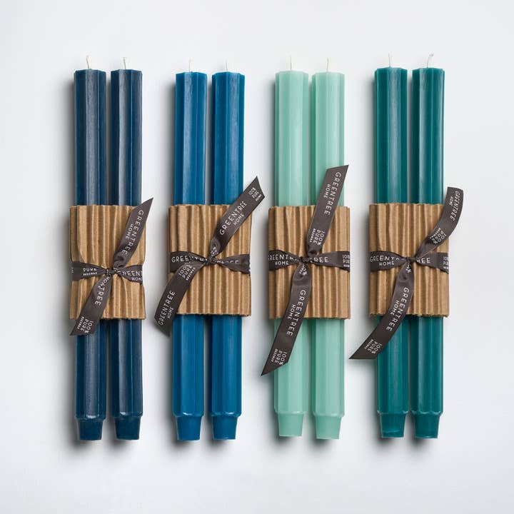 Greentree Home Candle - Wholesale Tapered Candle/Candlestick - 12" Fluted Church Tapers