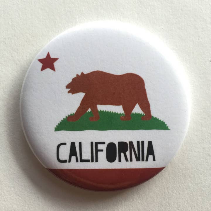 Aimant drapeau de l'État de Californie pour la vente par Made by Nilina