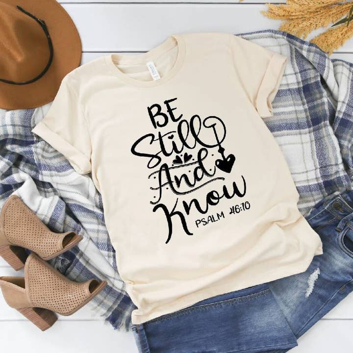 Reste tranquille et sache Couleur unique (Adulte) pour la vente par Heat Transfer Hub