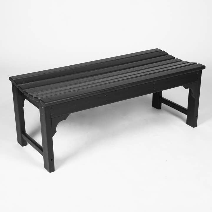 39F Inc. - Wholesale Bench - HDPE Backless Adirondack Bench, All-Weather, 500lbs Capacity2