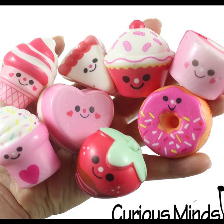1 Valentine's Day Slow Rise Squishy - Adorable Cute Kawaii for wholesale by Curious Minds Toys
