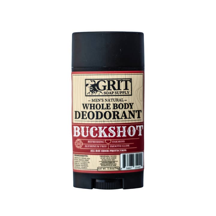 GRIT Soap Supply - Wholesale Deodorant - Men's - Buckshot Stick Deodorant3