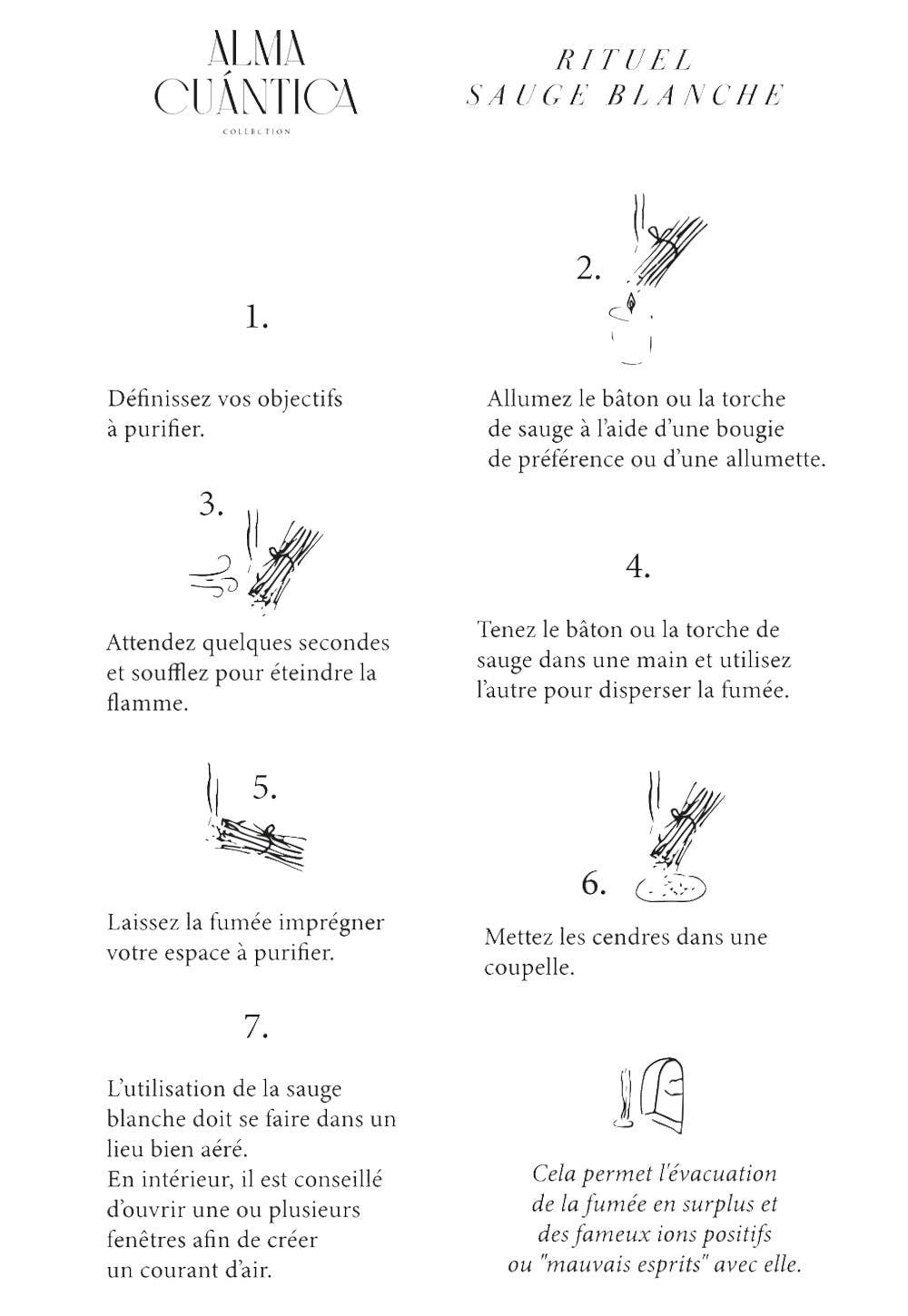 ALMA CUÁNTICA COLLECTION - Vente Bâton de sauge - STICK SAUGE BLANCHE DE CALIFORNIE1