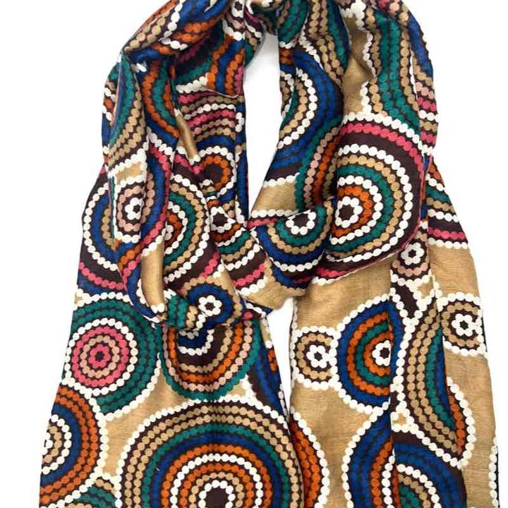 LINETA - Vente Écharpe – femme - Foulards pompon