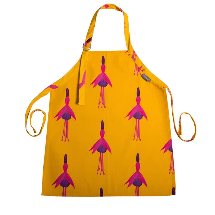 Tablier Enfant Ocre Fuchsia pour la vente par Emilia Hunt