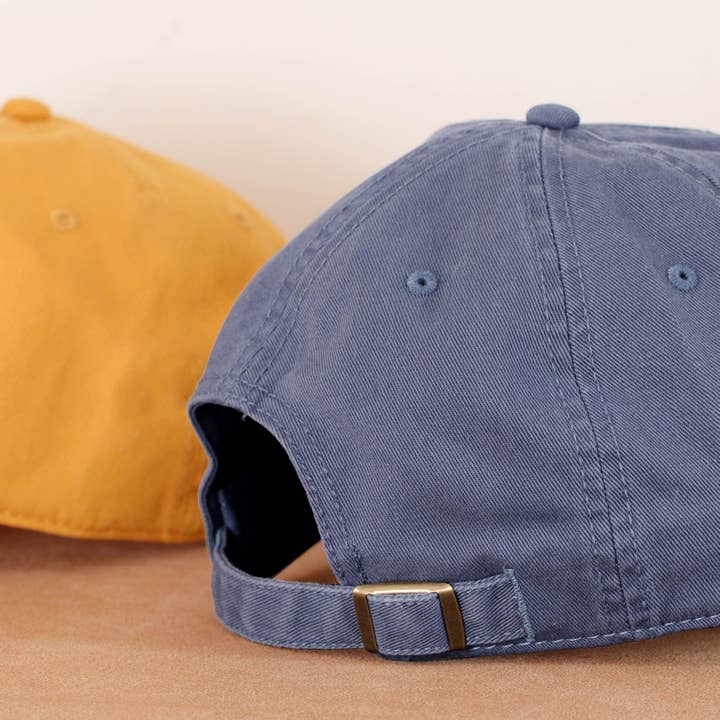 Alphabet Bags - Wholesale Baseball Cap - Unisex - Sunshine Appreciation Society - Cotton Baseball Cap - Vintage Blue6