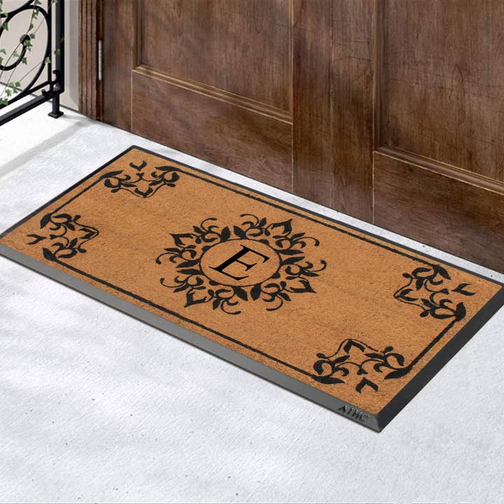 A1 home collections - Wholesale Door Mat - A1HC Natural Coir & Rubber Heavy Duty Monogrammed Doormats4
