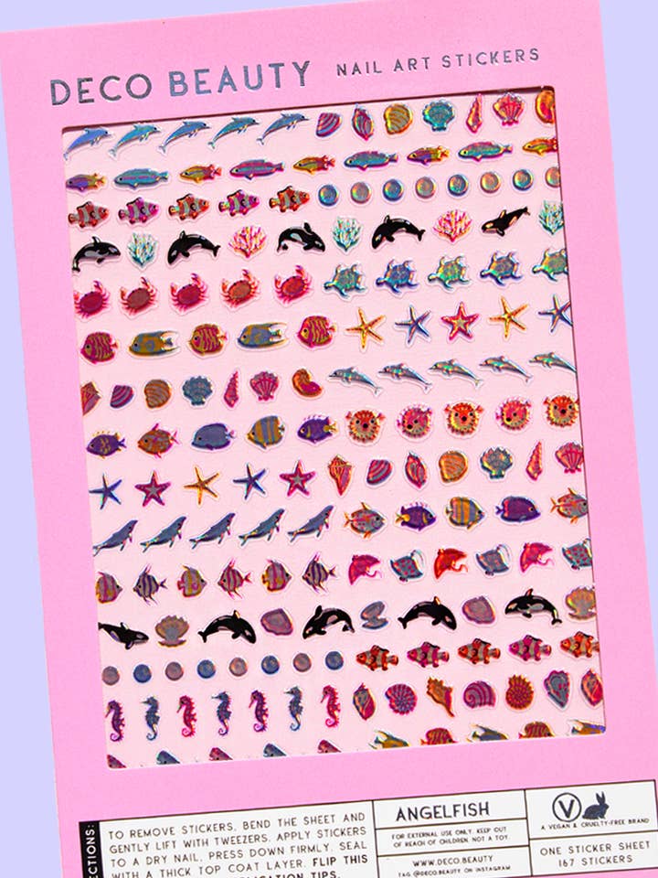 Nail Art Stickers - ANGELFISH for wholesale by Deco Beauty