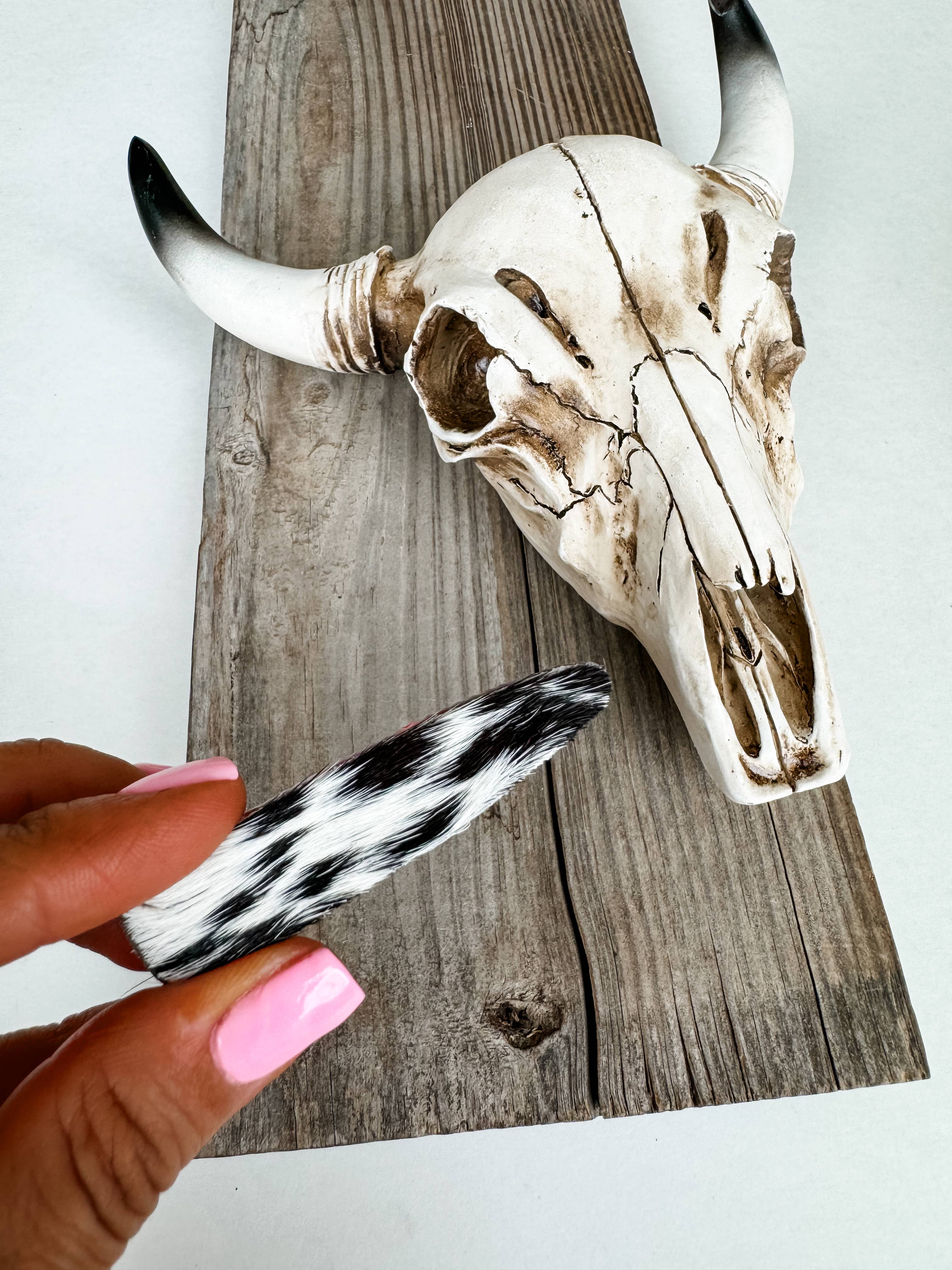 Boho Ranch Shop - Wholesale Barrette - Women's - Western Hair On Cowhide Hair Clip Barrette11