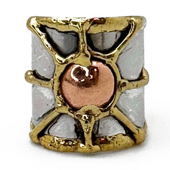 Anju Jewelry - Vendita all'ingrosso Anello midi/a fascia - Anello in Metallo Misto Janya - Raggio di Sole0