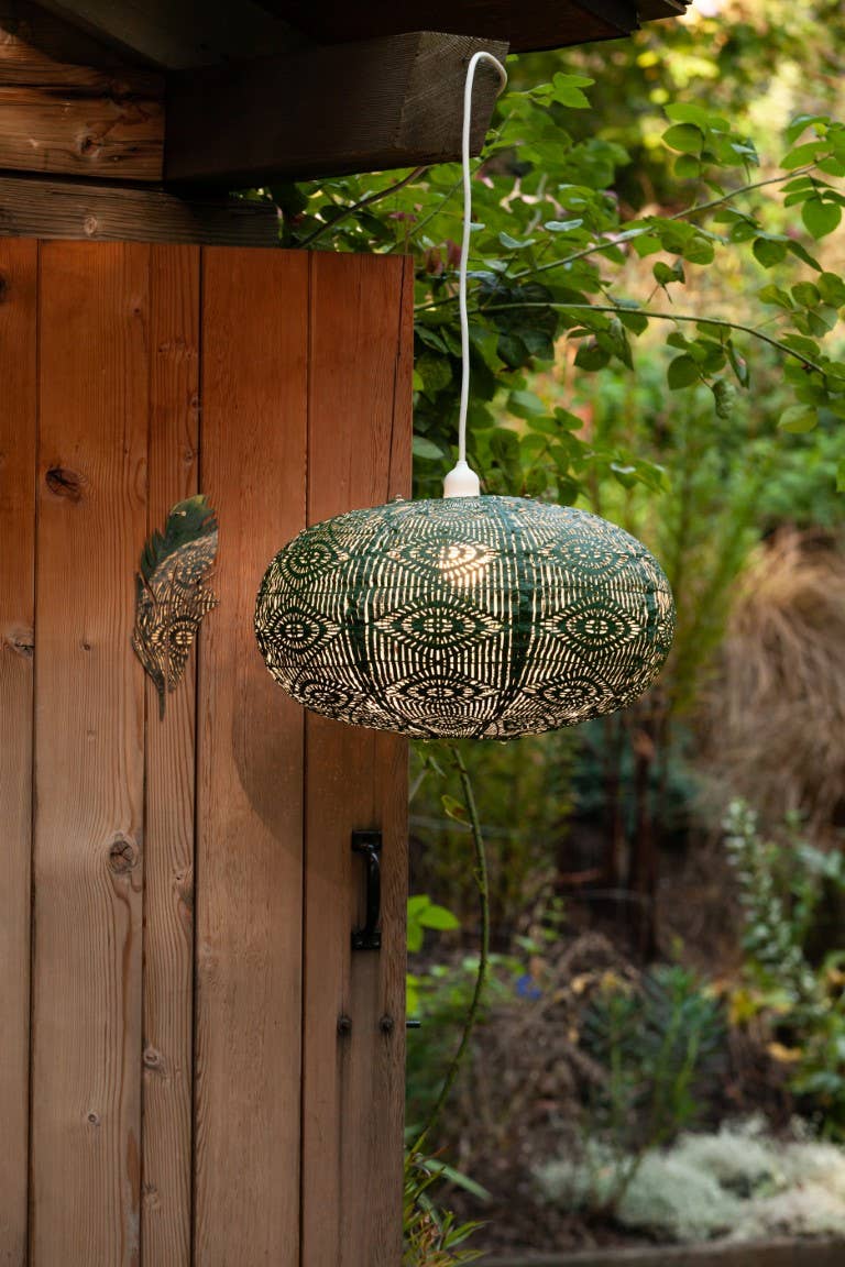 Allsop Home & Garden - Wholesale Outdoor/Lawn Light - Stella Nova Outdoor Pendent Light - Starbeam 20" Evergreen0