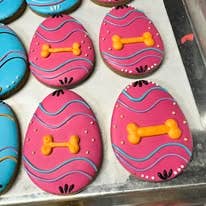 Easter Egg Dog Cookie for wholesale by Thriving K-9 Collective