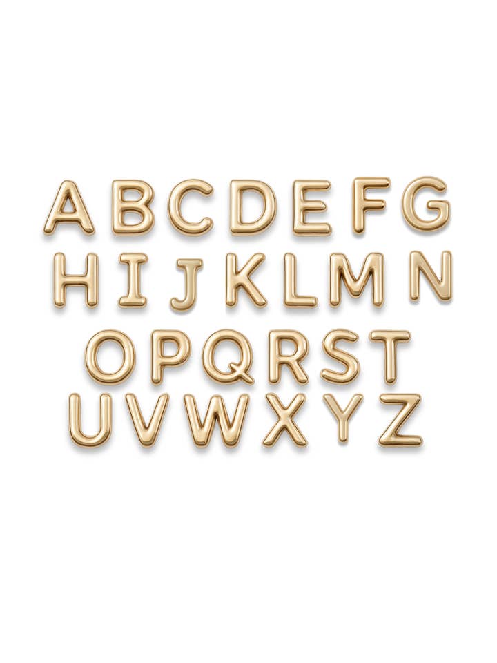 Gold Letter Slide for wholesale by Kinsey Designs