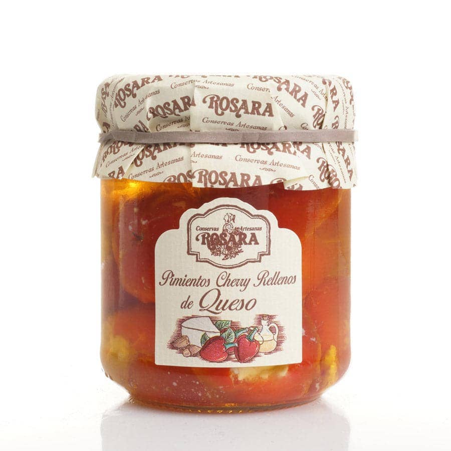 Ibérico Taste - Wholesale Canned Vegetables - Cherry Peppers stuffed with Cream Cheese1