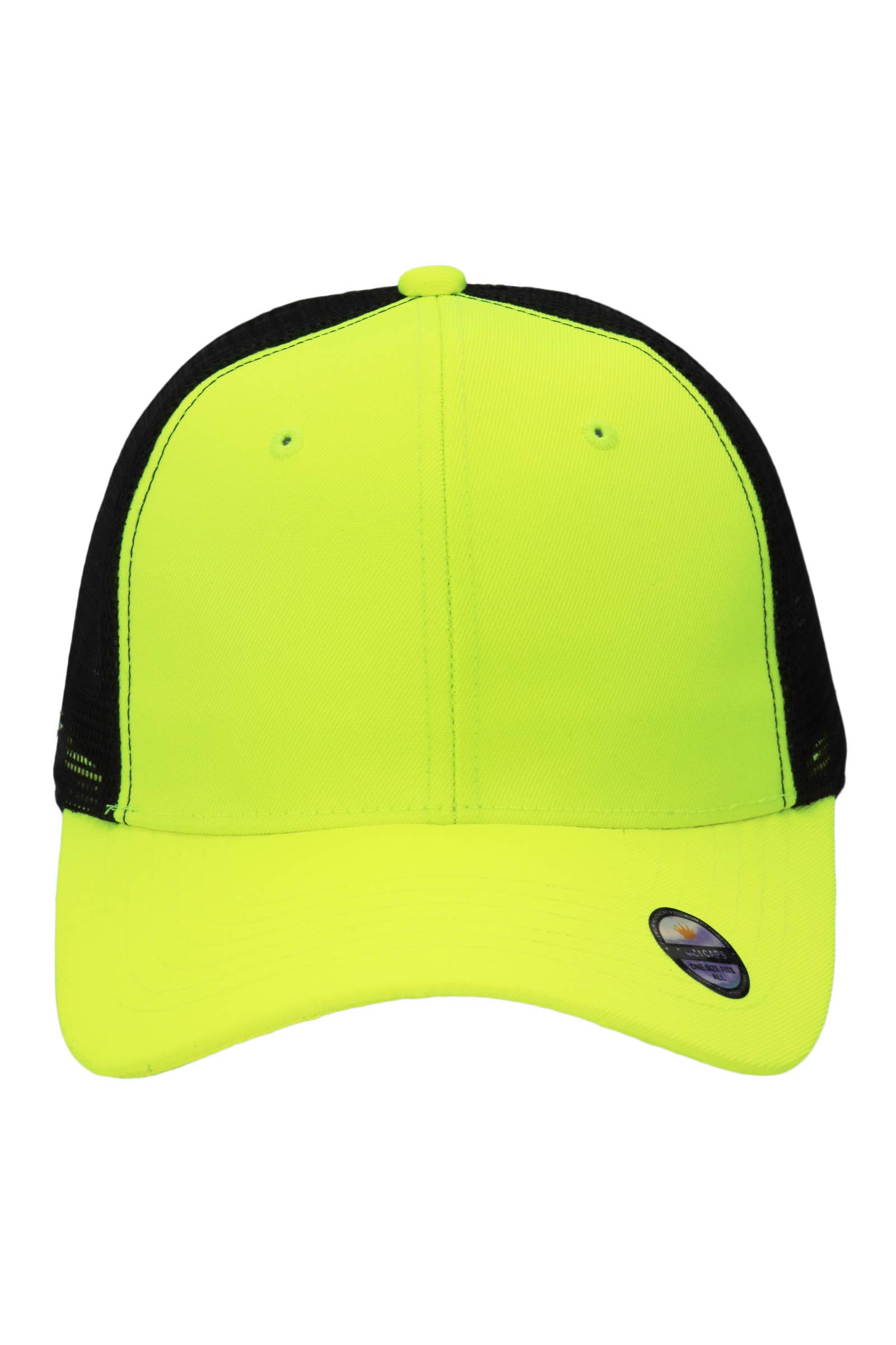 Cap Zone – Großhandel Trucker-Cap – Unisex – Zweifarbige Nylon-Polyester-Strukturierte Sechs-Panel-Trucker-Kappe16