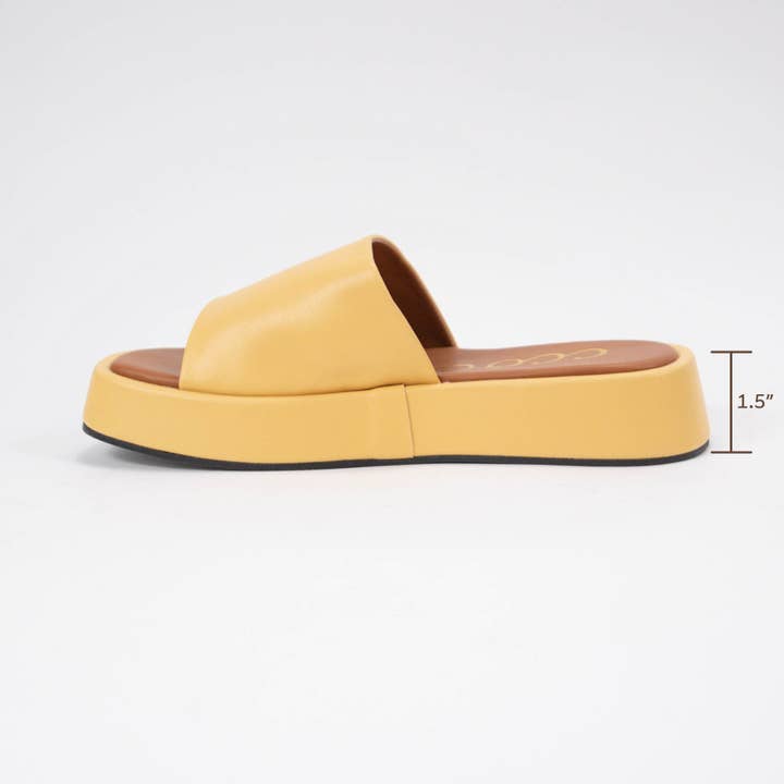 CCOCCI - Wholesale Sandals - Women's - TOVE CHUNKY PLATFORM SLIDE SANDAL