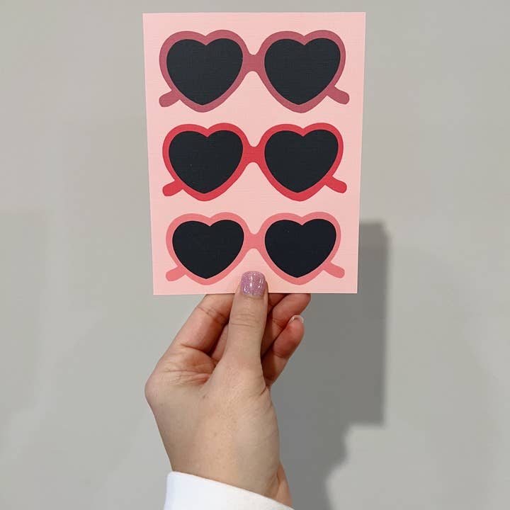 Kelly Scott Design Co - Wholesale Valentine's Day Card - Sunglasses Valentine's Day Card -- Galentine's Card1