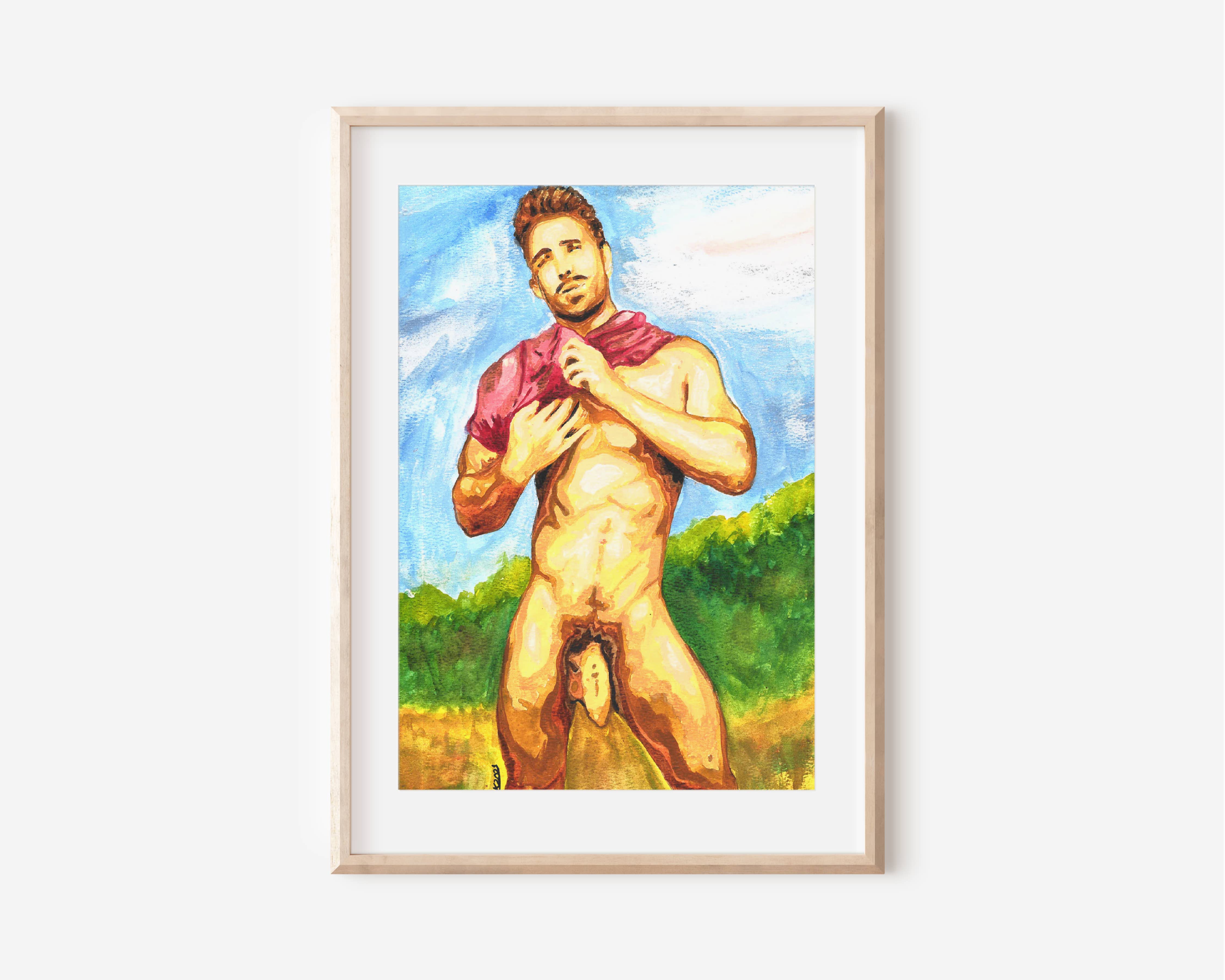 ZAK POP ART - Wholesale Art Print - (In Fire Island ) fine art print available in 2 sizes