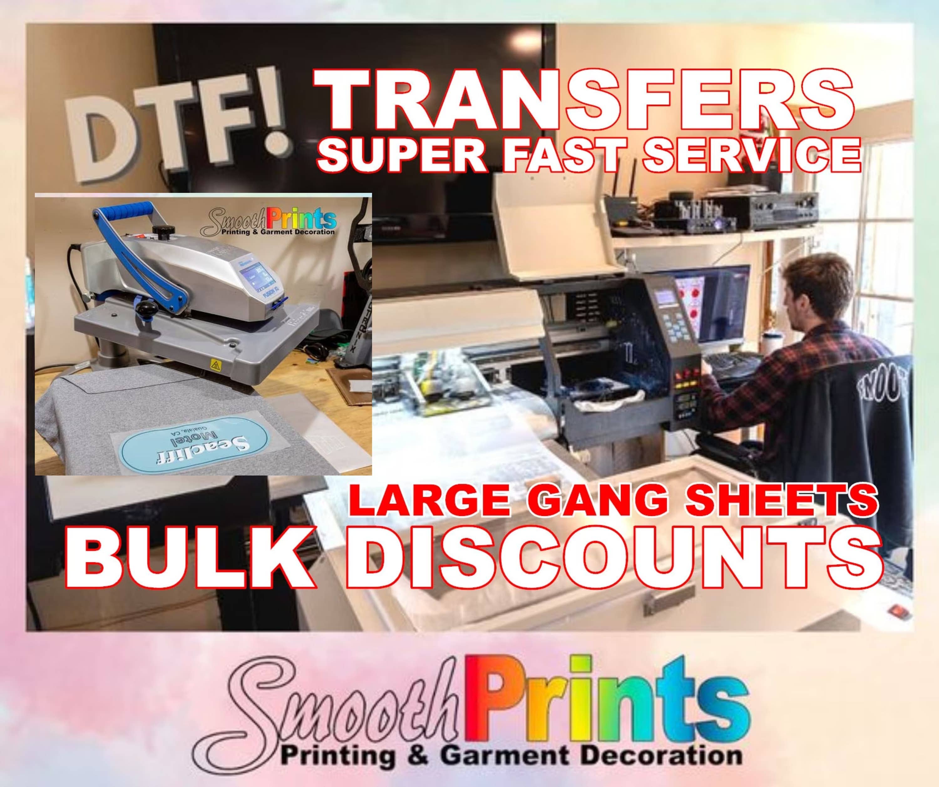 DTF Prints, Custom Dtf Transfers Ready for Press,dtf Transfers, Full Color  Bulk Wholesale DTF Print for T-shirt Heat Transfer,dtf Gang Sheet 