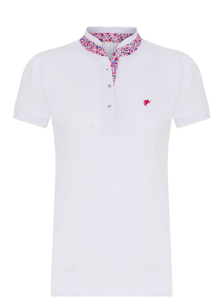 Camiseta de piqué para mujer para venta al por mayor de Denim Culture