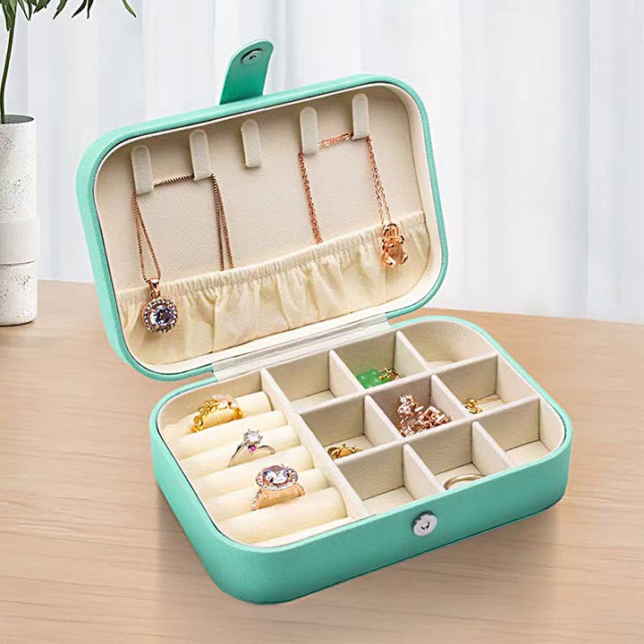Sensibling Corp. - Wholesale Jewelry Box/Organizer - Faux Leather Portable Jewelry Box