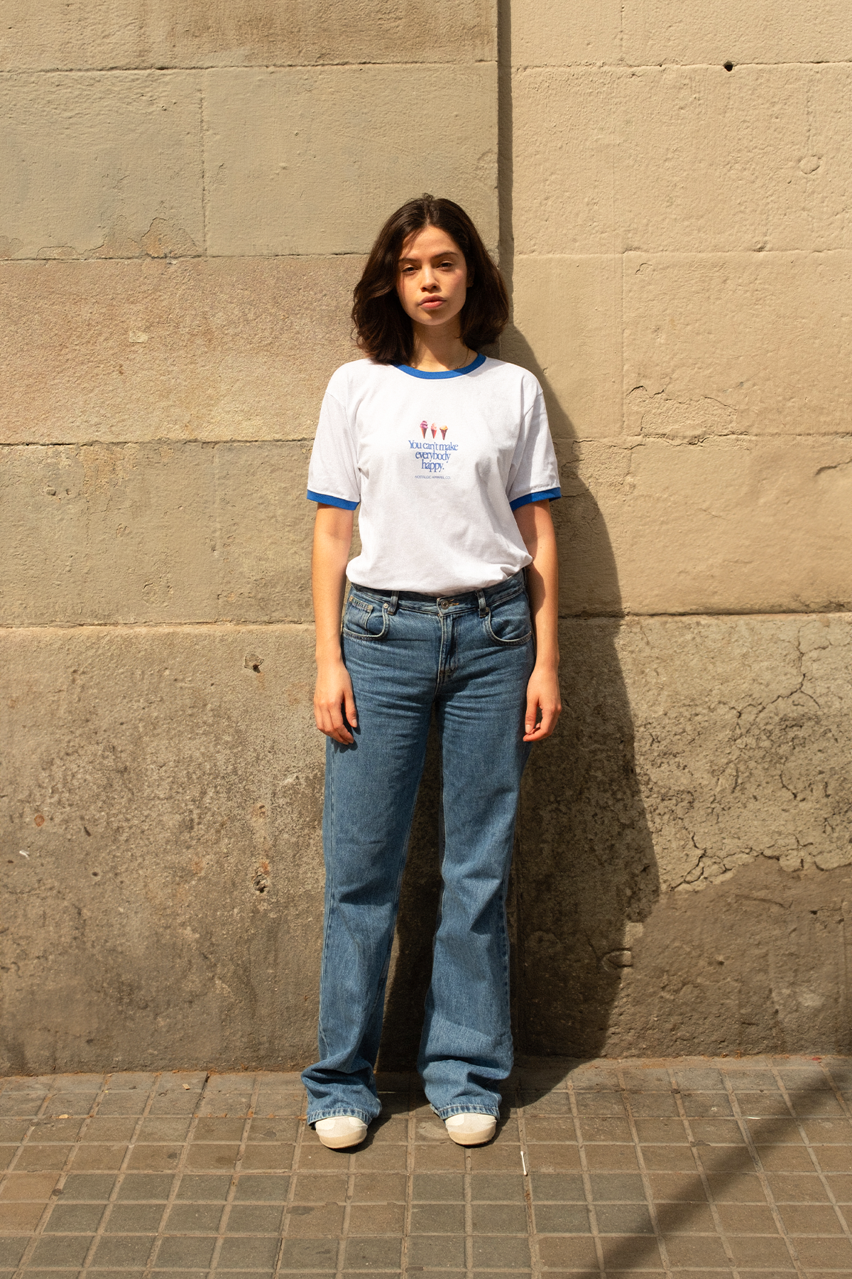 Nostalgic Apparel - Wholesale Screen Printed T-Shirt - Unisex - You Are Not an Ice Cream | Ringer Tee9