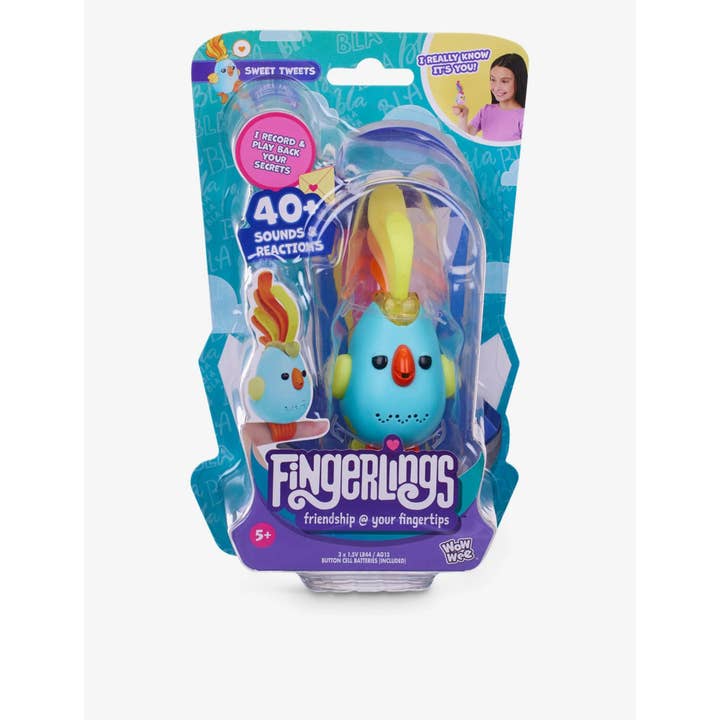 Stream Machine - Wholesale Finger Puppet - Kids & Baby - Fingerlings - Sweet Tweet Assorted Pink & Blue colors