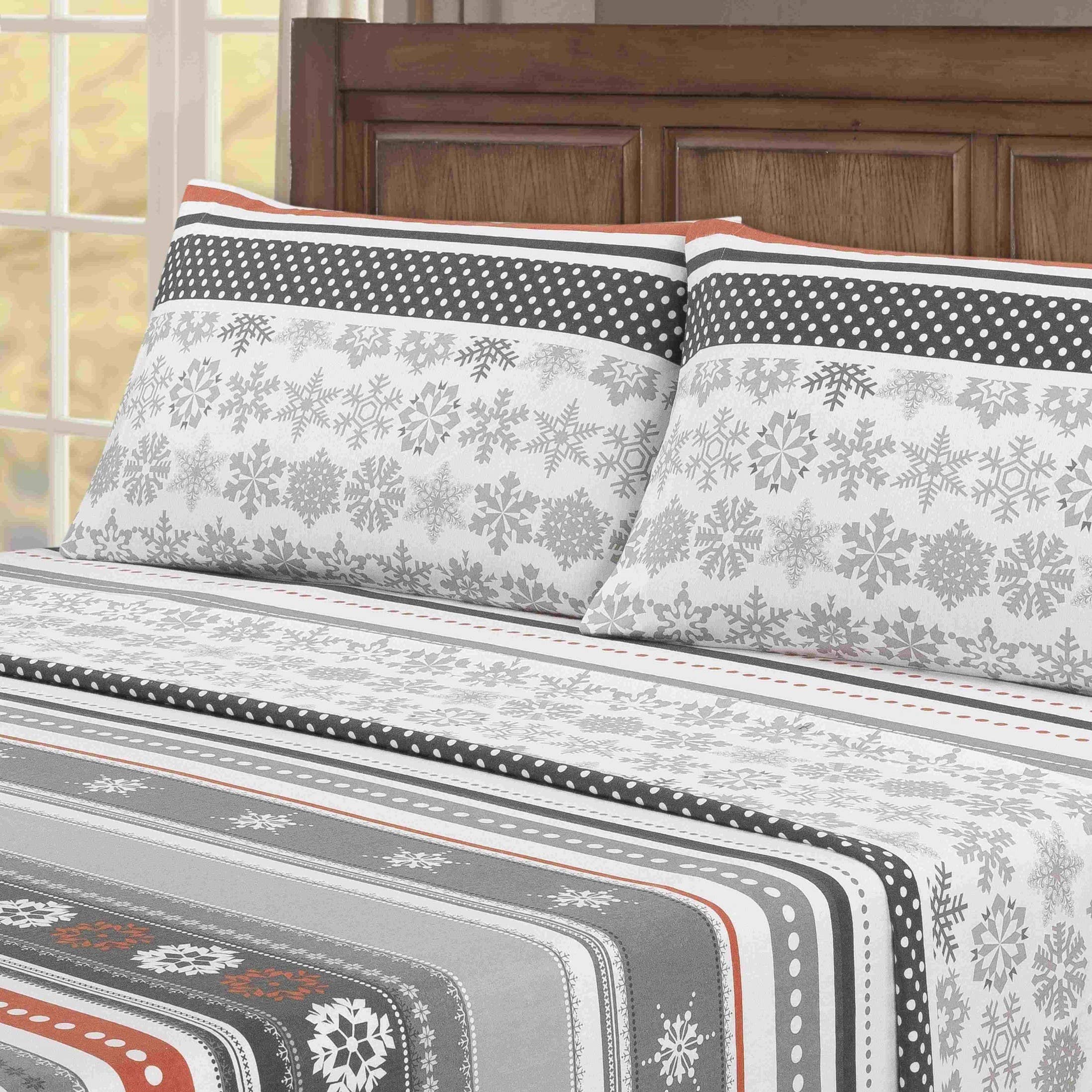 Bed Bath Fashions - Vente Parures de lit - Ensemble de draps en flanelle 100 % coton turc Kathy Ireland5