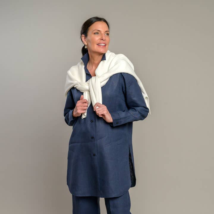 Christina Linen Tunic for wholesale by Arte Italica & Crown Linen Designs